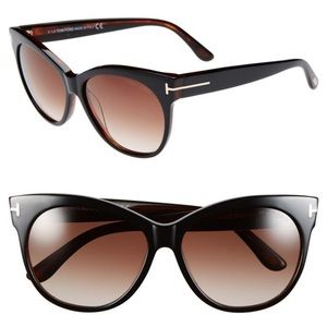 Tom Ford Brown Gradient Sunglasses